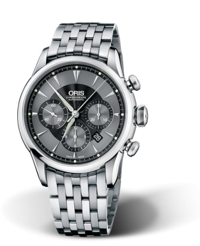 Oris Artelier Chronograph 43.5 Stainless Steel / Black / Bracelet