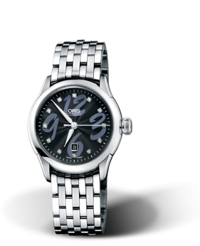 Oris Artelier Date Diamonds 31 Stainless Steel / Black / Bracelet