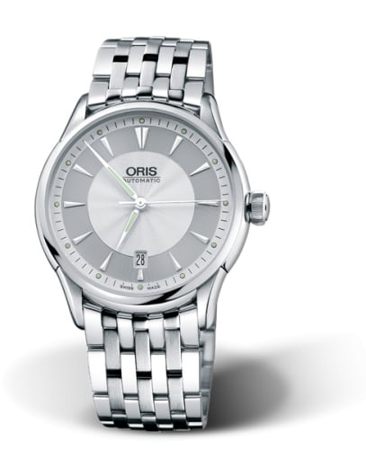 Oris Artelier Date 40 Stainless Steel / Silver / Bracelet