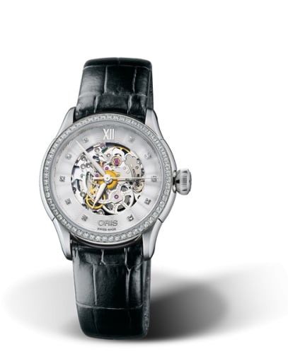 Oris Artelier Skeleton 31 Diamonds Stainless Steel - Diamond