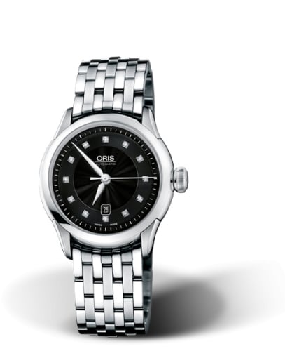 Oris Artelier Date Diamonds 31 Stainless Steel / Black / Bracelet
