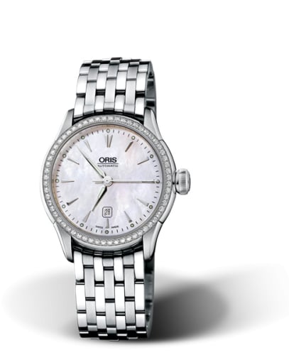 Oris Artelier Date Diamonds 31 Stainless Steel - Diamond / MOP / Bracelet