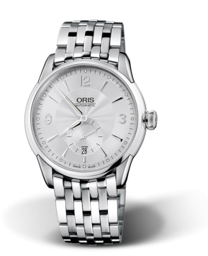 Oris Artelier Small Second Date 40 Stainless Steel / Silver / Bracelet