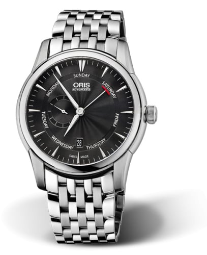 Oris Artelier Small Second Pointer Day 44 Stainless Steel / Black / Bracelet