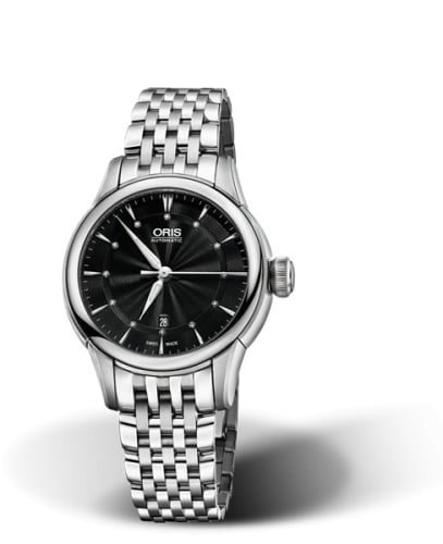 Oris Artelier Date Diamonds 31 Stainless Steel / Black / Bracelet