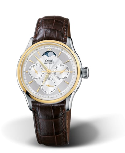 Oris Artelier Complication 35 Stainless Steel - Yellow Gold / Silver
