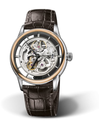 Oris Artelier Translucent Skeleton Stainless Steel - Rose Gold