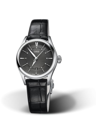 Oris Artelier Date Diamonds 28 Stainless Steel / Grey