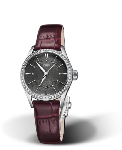Oris Artelier Date Diamonds 28 Stainless Steel - Diamond / Grey