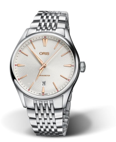 Oris Artelier Chronometer Date 40 Stainless Steel / Silver / Bracelet