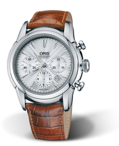 Oris Artelier Chronograph 44.5 Stainless Steel / Silver