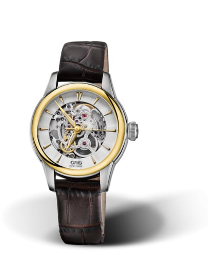 Oris Artelier Skeleton 31 Stainless Steel - Yellow Gold