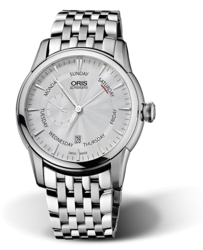 Oris Artelier Small Second Pointer Day 44 Stainless Steel / Silver / Bracelet