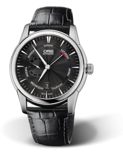 Oris Artelier Small Second Pointer Day 44 Stainless Steel / Black