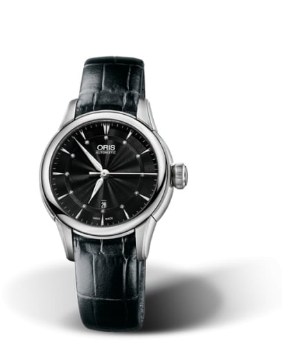 Oris Artelier Date Diamonds 31 Stainless Steel / Black
