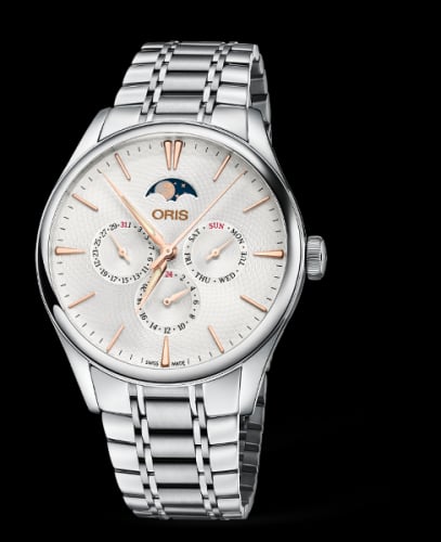 Oris Artelier Complication 40 Stainless Steel / Silver / Bracelet