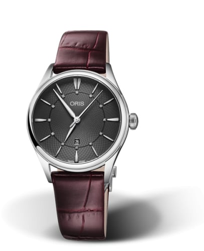 Oris Artelier Date Diamonds 33 Stainless Steel / Grey