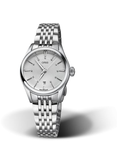 Oris Artelier Date Diamonds 28 Stainless Steel / Silver / Bracelet