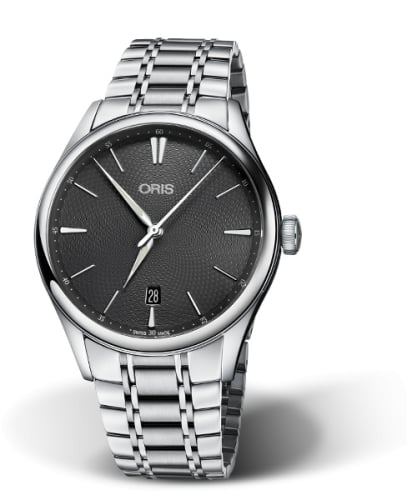 Oris Artelier Date 40 Stainless Steel / Grey / Bracelet