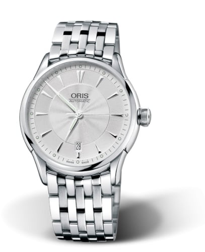 Oris Artelier Date 40 Stainless Steel / Silver / Bracelet