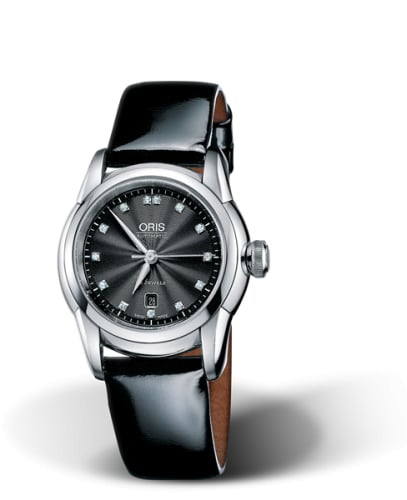 Oris Artelier Date Diamonds 31 Stainless Steel / Black