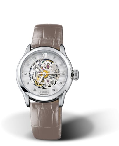Oris Artelier Skeleton 31 Diamonds Stainless Steel