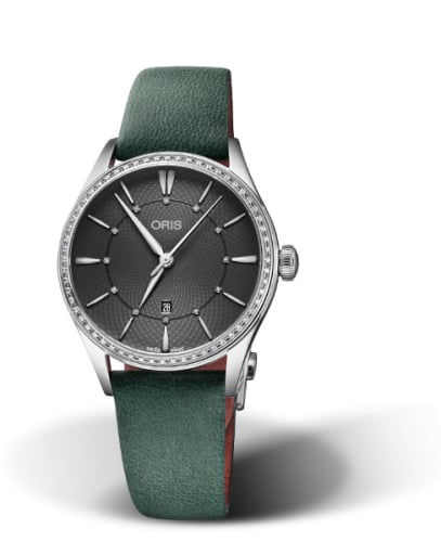 Oris Artelier Date Diamonds 33 Stainless Steel - Diamond / Grey