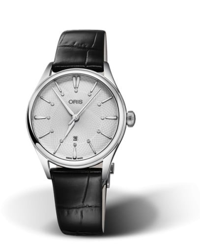Oris Artelier Date Diamonds 33 Stainless Steel / Silver