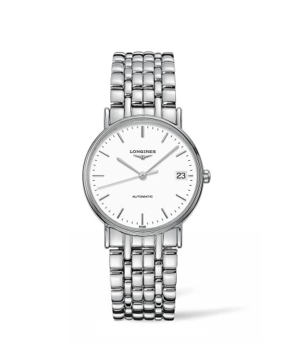 Longines Presence Automatic 34.5mm Stainless Steel / White / Bracelet