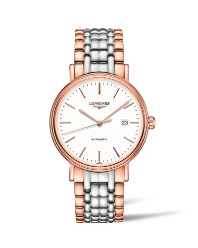 Longines Presence 40 Automatic PVD Red / White / Bracelet