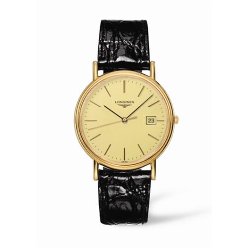 Longines Presence 38.5 Quartz PVD Gold / Champagne