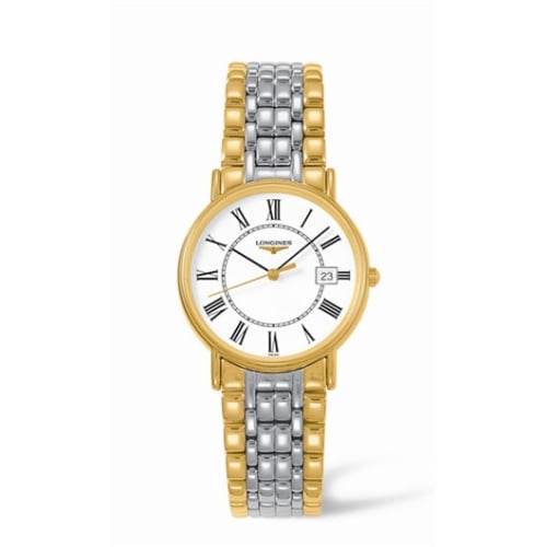 Longines Presence 33 Quartz Yellow Roman Bracelet