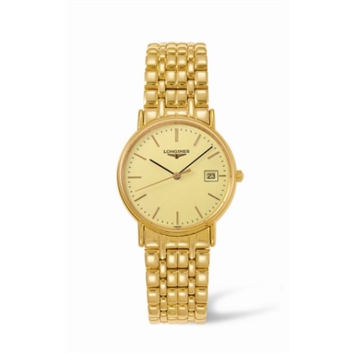 Longines Presence 33 Quartz Yellow