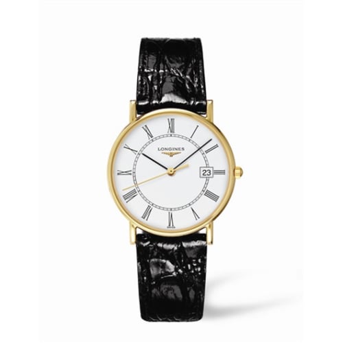 Longines Presence 33.5 Quartz Yellow Gold / White - Roman