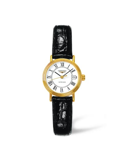 Longines Presence 25.5 Automatic PVD Gold / White - Roman