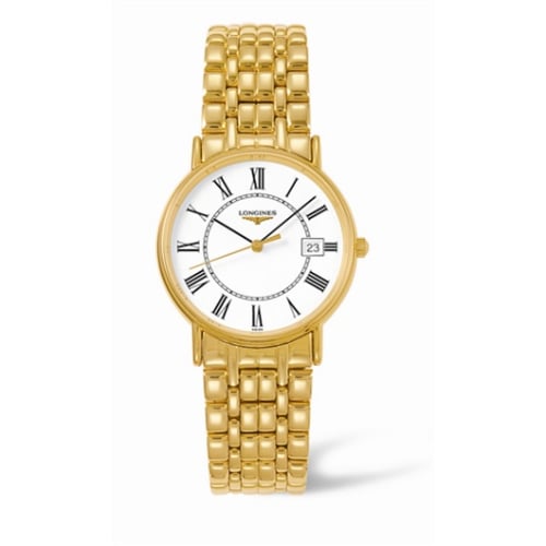 Longines Presence 33 Quartz Yellow Roman