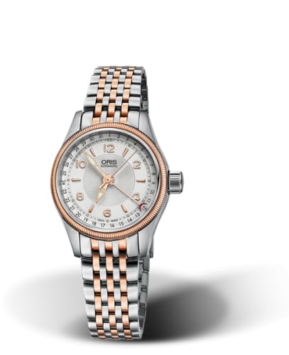 Oris Big Crown Pointer Date 29 Stainless Steel - Rose Gold / Silver/ Bracelet