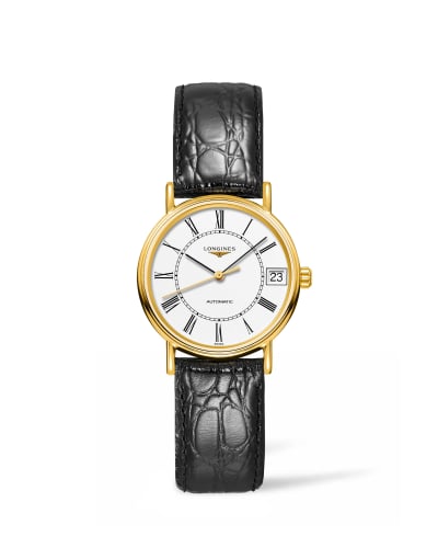 Longines Presence Automatic 30 PVD Gold / White - Roman