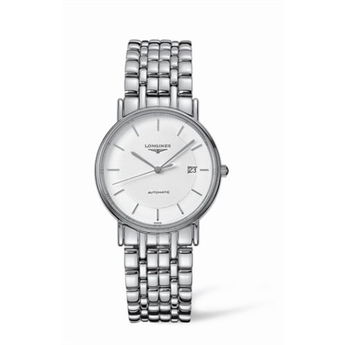 Longines Presence 34.5 Automatic Stainless Steel Stick Bracelet