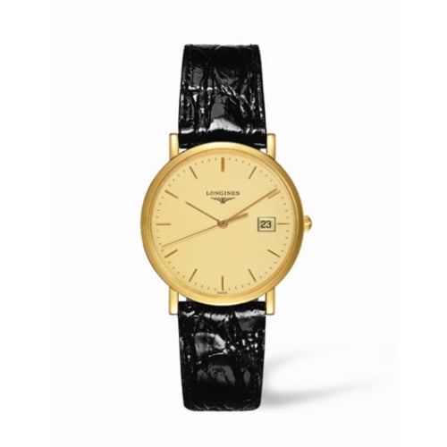 Longines Presence 34 Quartz Gold