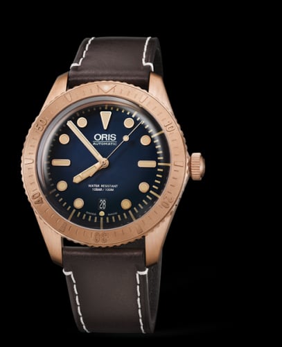 Oris Divers Sixty-Five Carl Bronze / Blue / Brashear Limited Edition