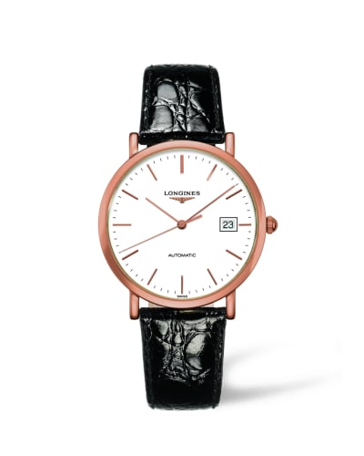 Longines Presence 34.5 Automatic Pink Gold