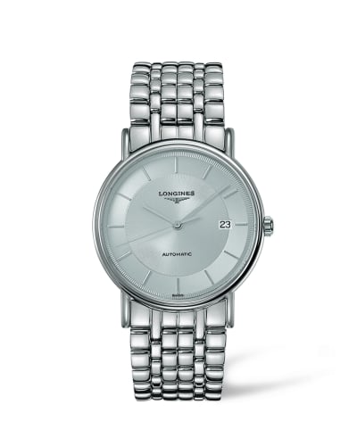 Longines Presence 38.5 Automatic Stainless Steel / Silver / Bracelet