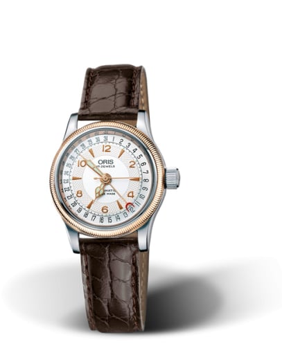 Oris Big Crown Pointer Date 28.5 Stainless Steel - Rose Gold / Silver / Bracelet