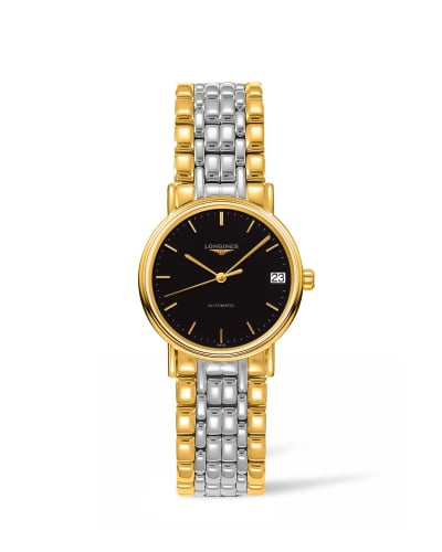 Longines Presence Automatic 30 PVD Gold / Black / Bracelet