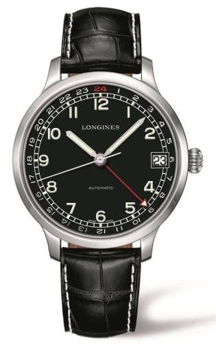 Longines Military 1938 24 hours Alligator