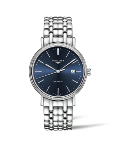 Longines Presence 40 Automatic Stainless Steel / Blue / Bracelet