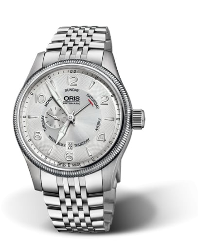 Oris Big Crown Small Second Pointer Day Stainless Steel / Silver / Bracelet