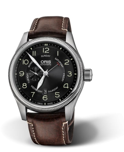 Oris Big Crown Small Second Pointer Day Stainless Steel / Black