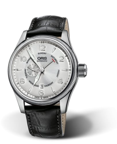 Oris Big Crown Small Second Pointer Day Stainless Steel / Silver